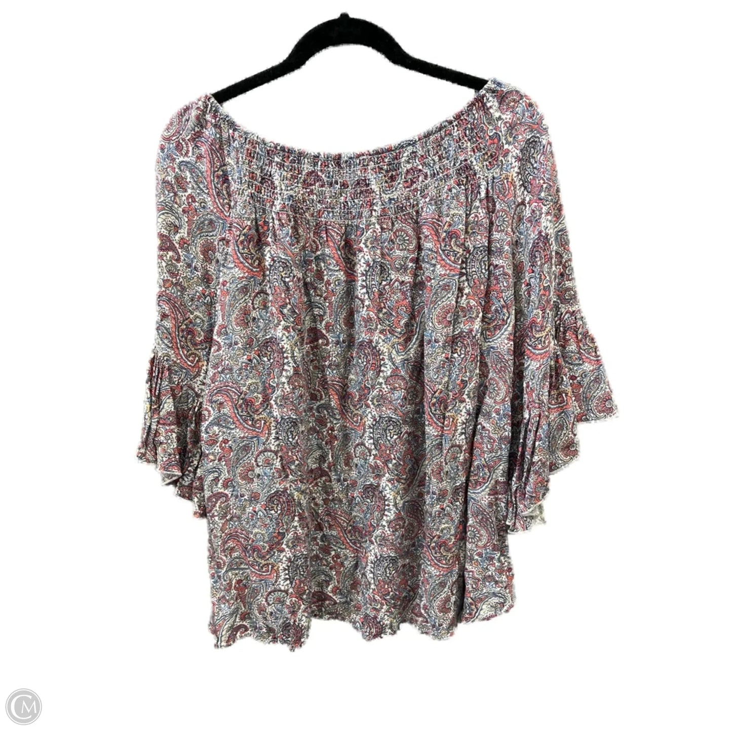 Top Long Sleeve By Cato In Multi-colored, Size: Xl