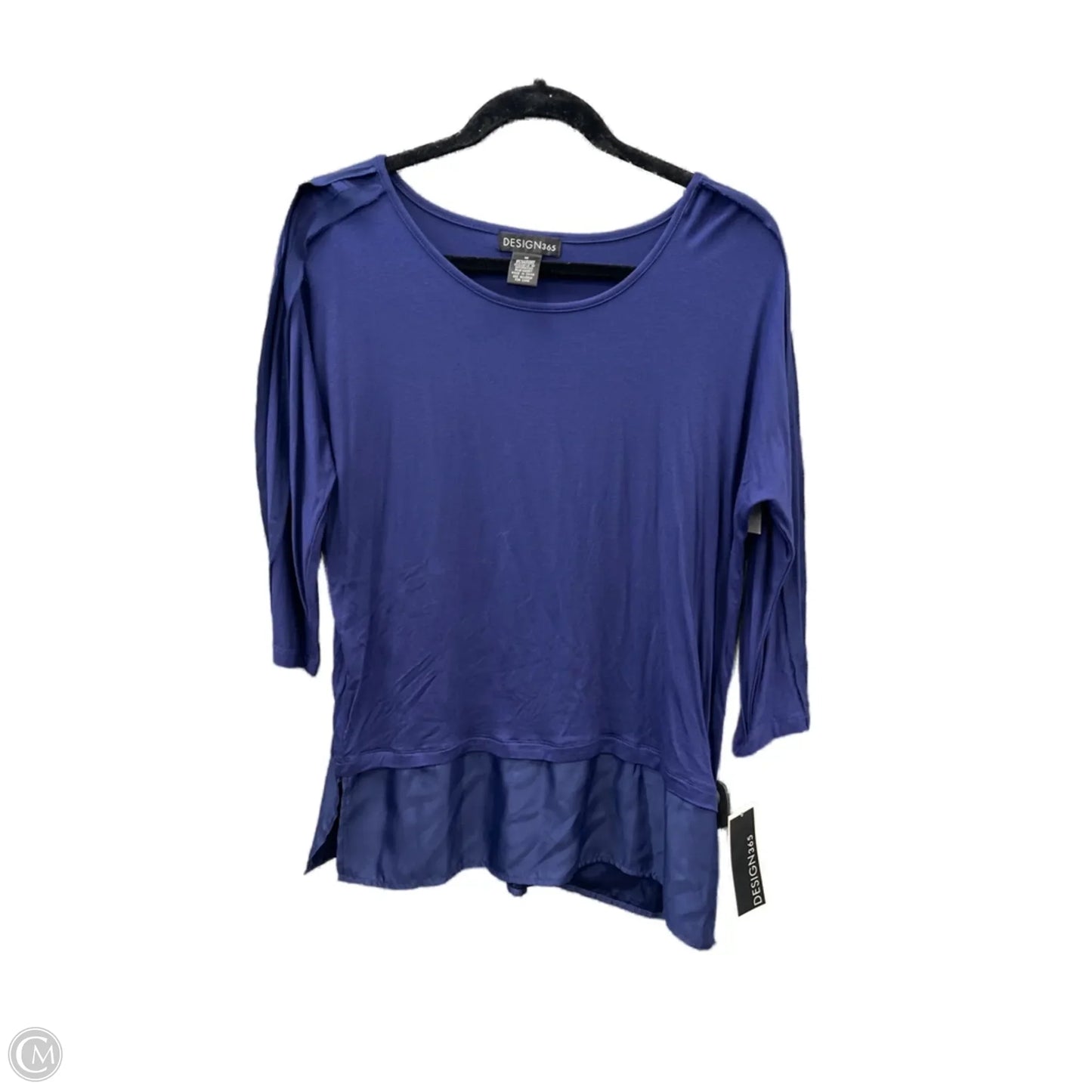 Top Long Sleeve By Clothes Mentor In Blue, Size: M