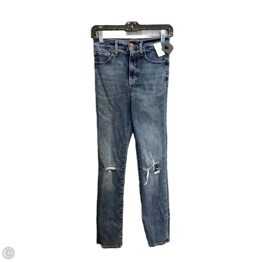 Jeans Skinny By Express In Blue Denim, Size: 2