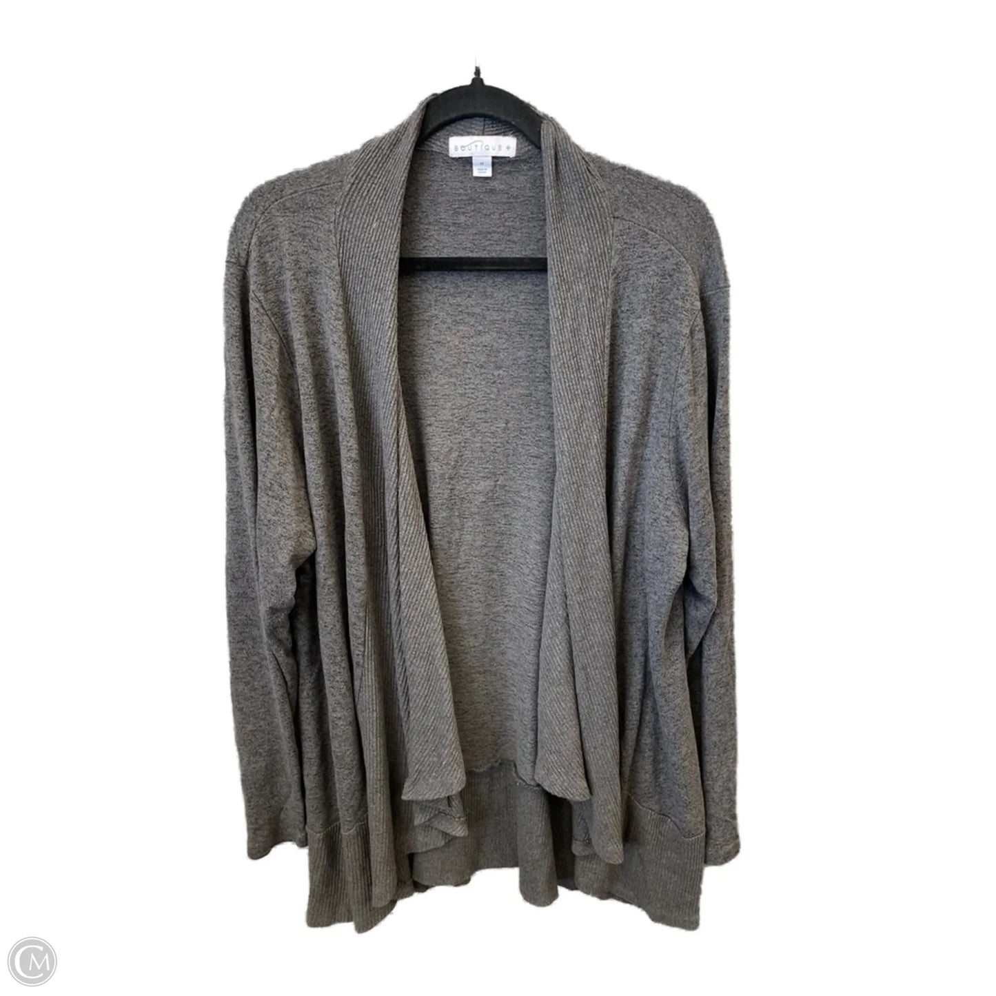 Cardigan By Boutique + In Grey, Size: 1x