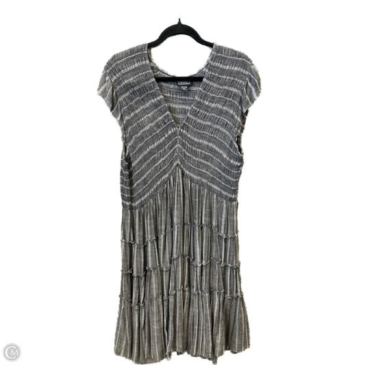 Dress Casual Midi By Angie In Grey, Size: 2x