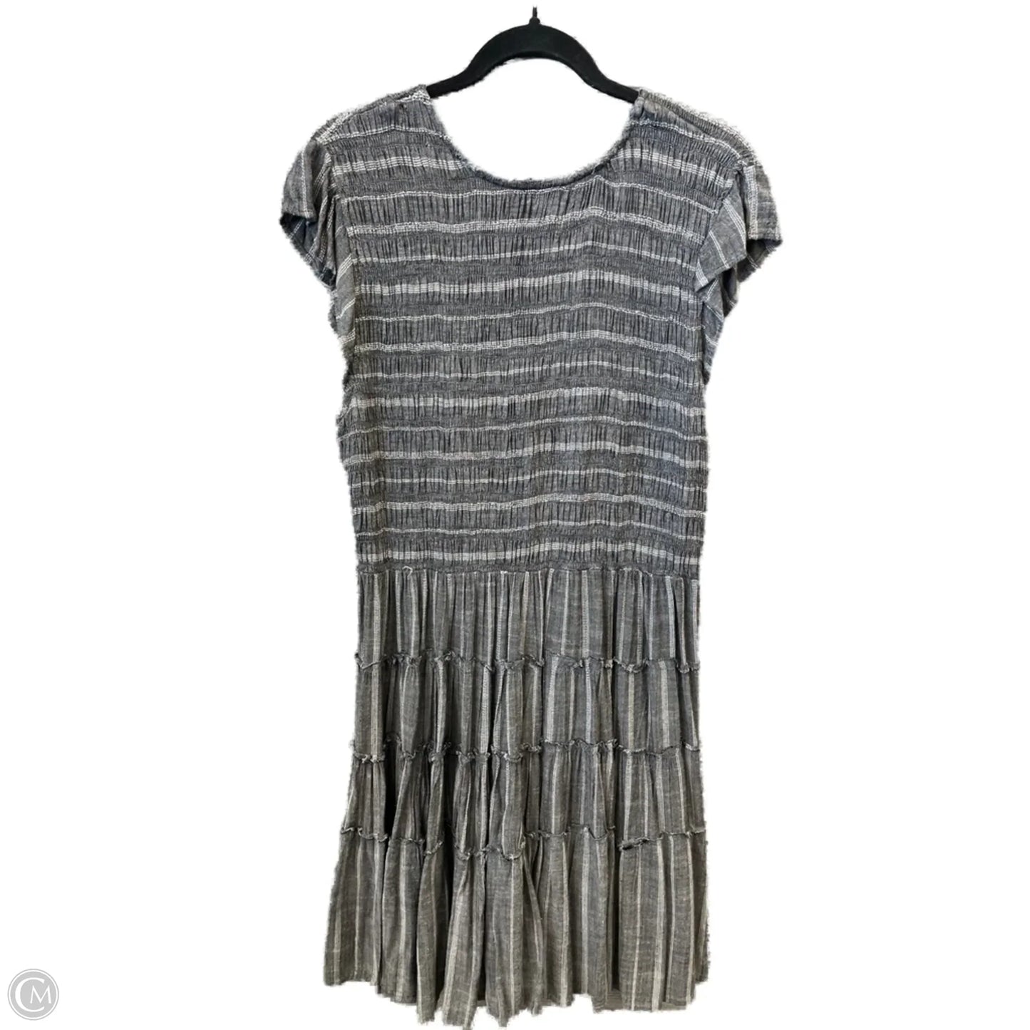 Dress Casual Midi By Angie In Grey, Size: 2x