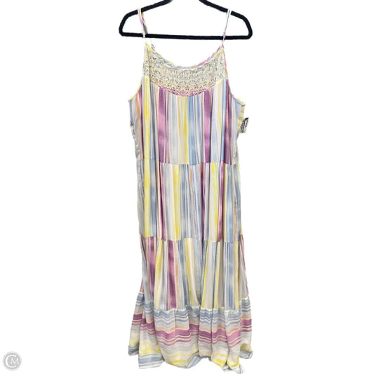 Dress Casual Maxi By Lc Lauren Conrad In Multi-colored, Size: 2x