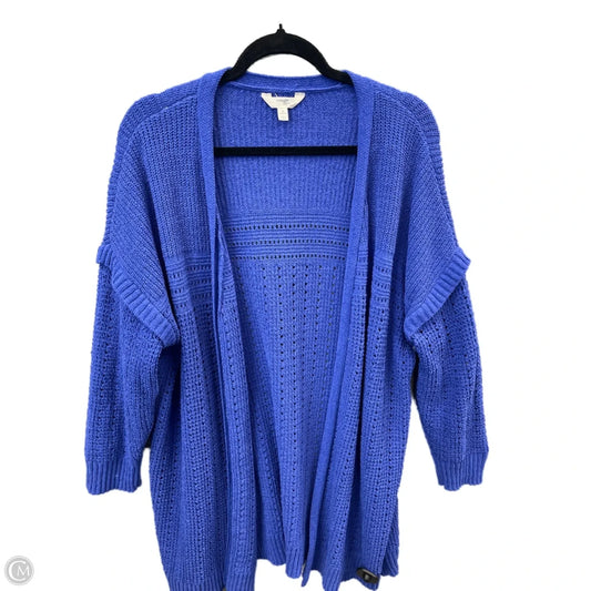 Cardigan By Terra & Sky In Blue, Size: 2x
