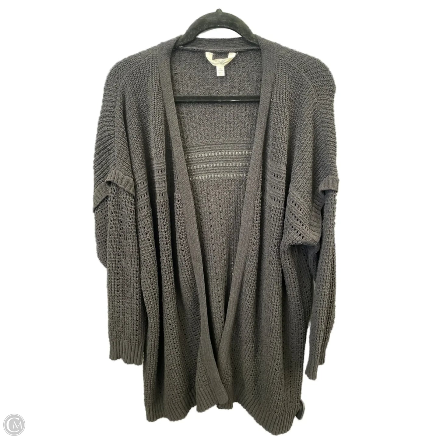 Cardigan By Terra & Sky In Black, Size: 1x