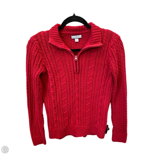 Sweater By Croft And Barrow In Red, Size: S