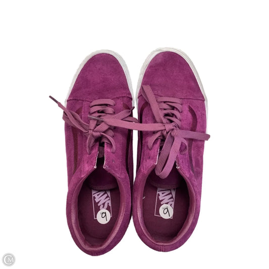 Shoes Sneakers By Vans In Purple, Size: 9