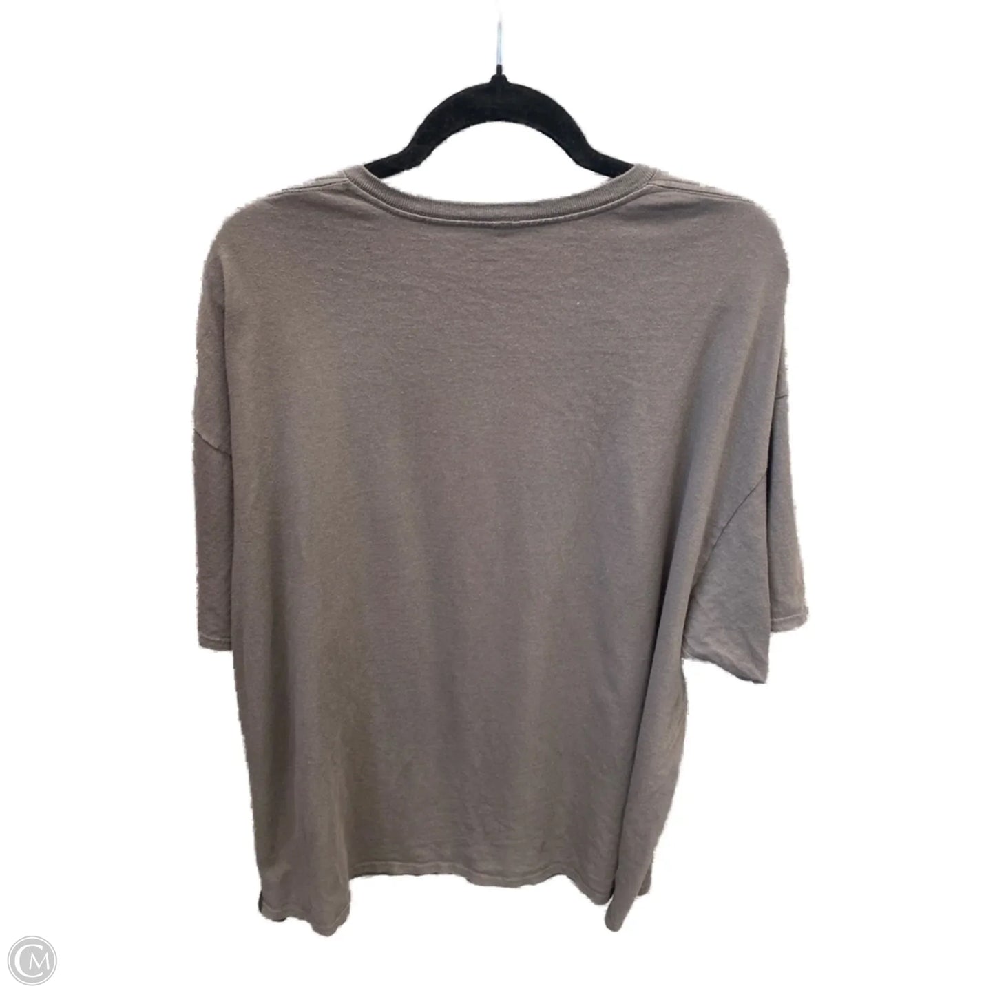 Top Short Sleeve By Clothes Mentor In Grey, Size: 3x