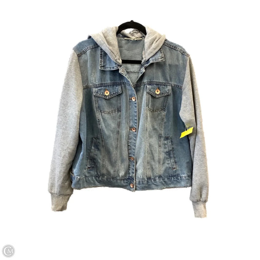 Jacket Denim By Ci Sono In Blue Denim, Size: 1x