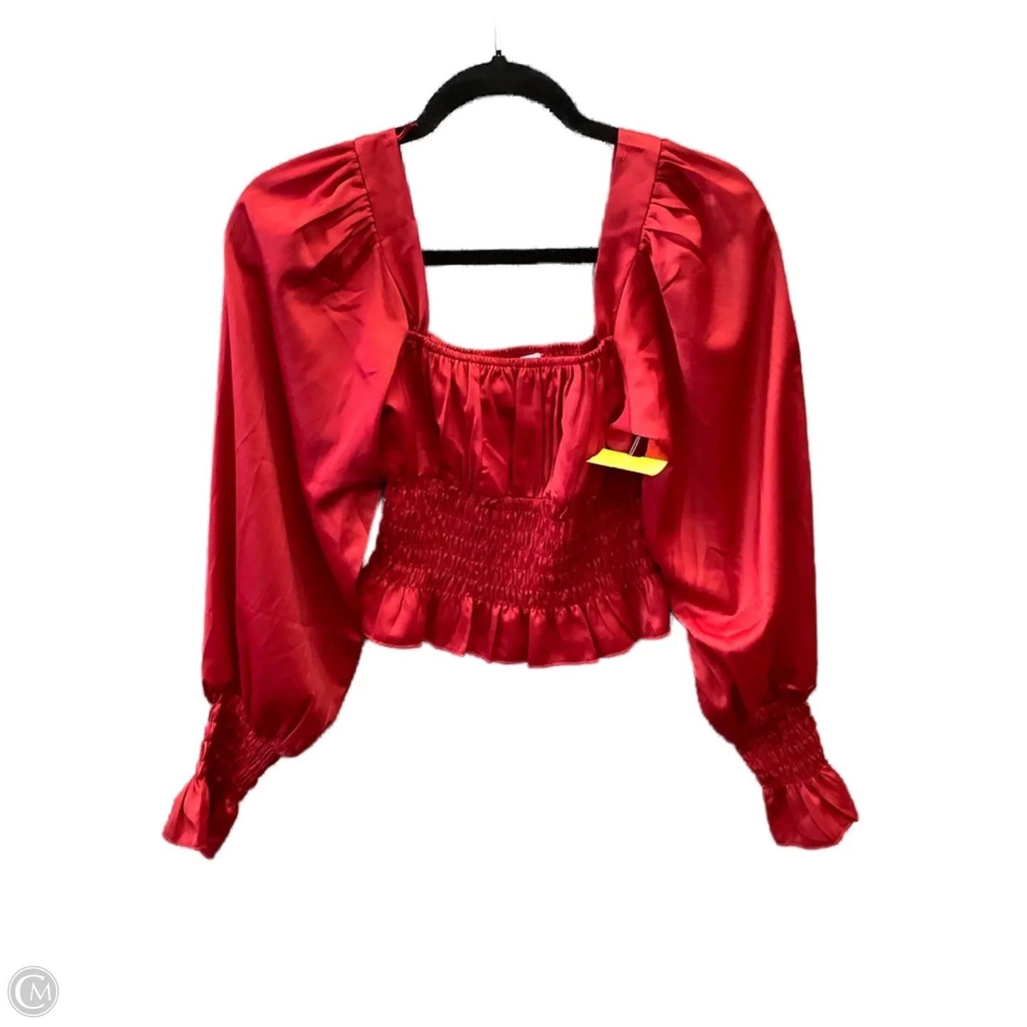 Blouse Long Sleeve By Hyfve In Red, Size: M