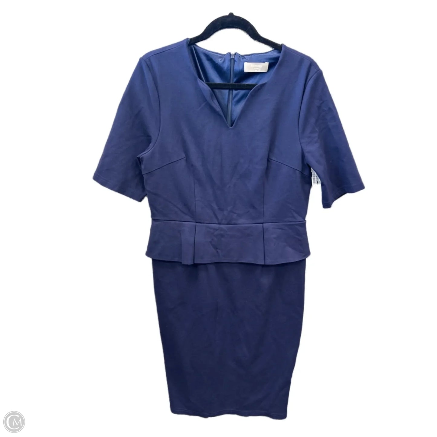 Dress Casual Midi By Clothes Mentor In Blue, Size: Xxl