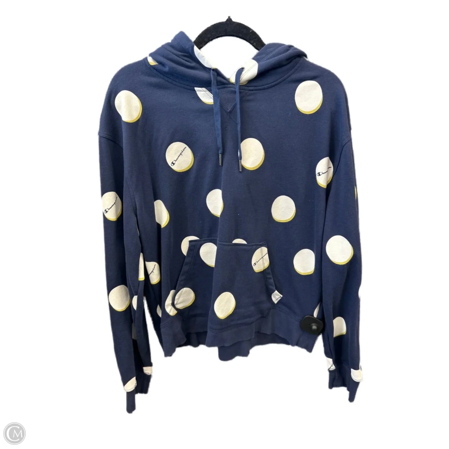 Athletic Sweatshirt Hoodie By Champion In Blue, Size: Xl