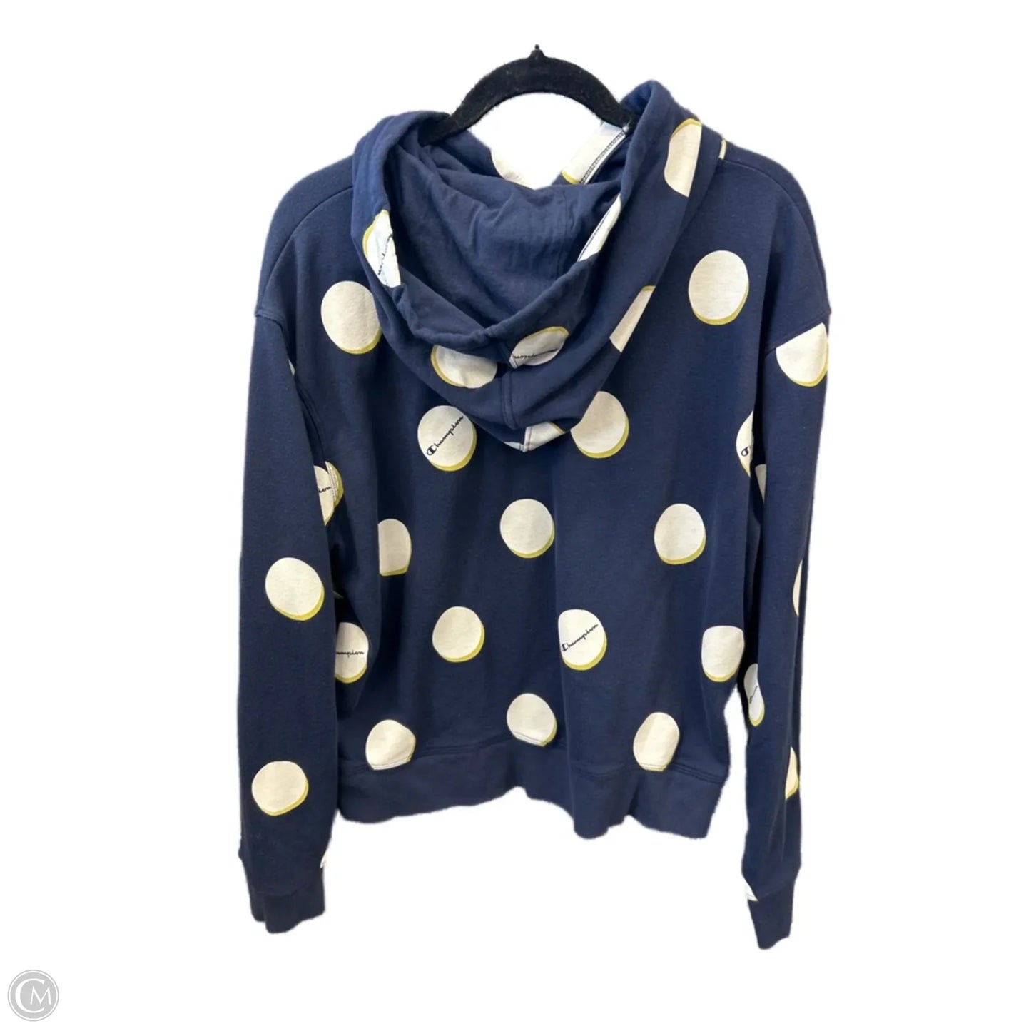 Athletic Sweatshirt Hoodie By Champion In Blue, Size: Xl