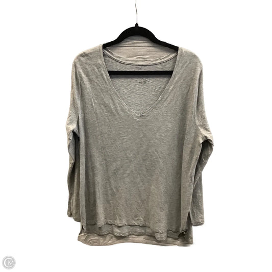 Top Long Sleeve By A New Day In Grey, Size: Xxl