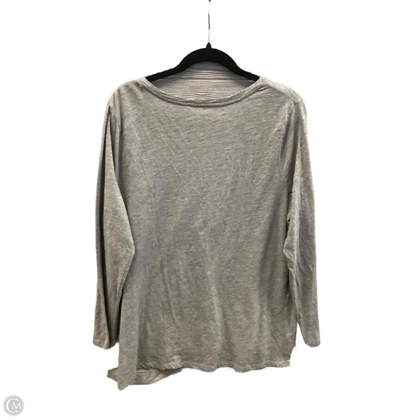 Top Long Sleeve By A New Day In Grey, Size: Xxl