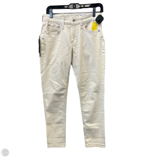 Jeans Boyfriend By Rag And Bone In Cream, Size: 0