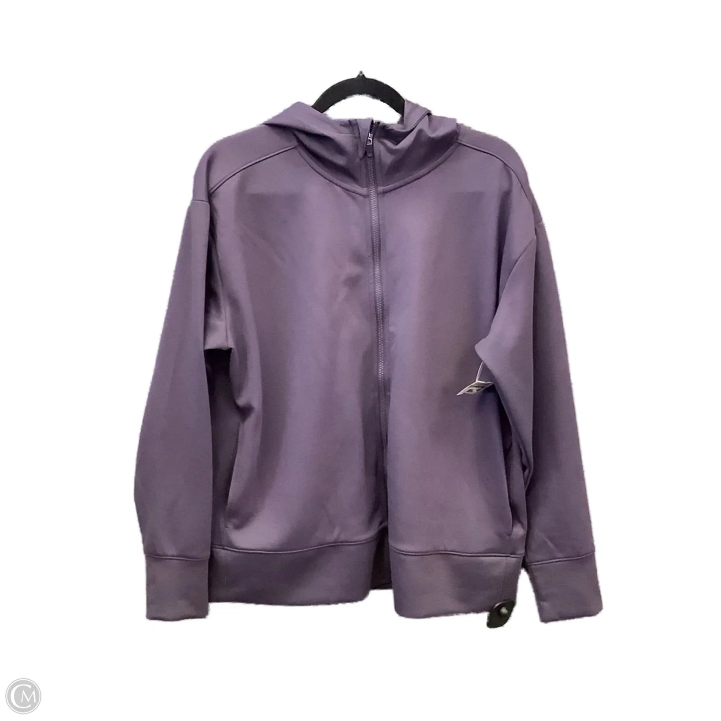 Athletic Top Long Sleeve Hoodie By Xersion In Purple, Size: L