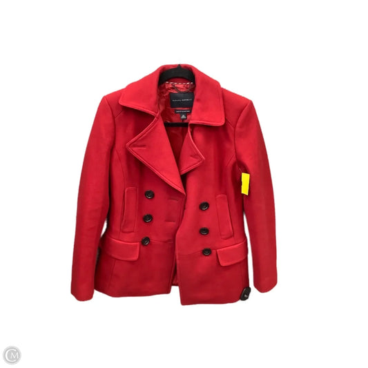 Coat Other By Banana Republic In Red, Size: Xs