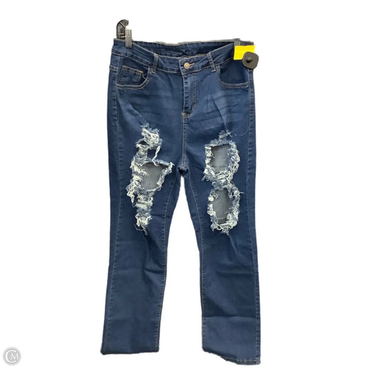 Jeans Straight By Clothes Mentor In Blue Denim, Size: 12