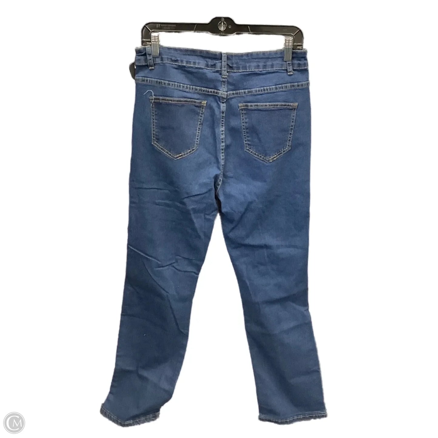 Jeans Straight By Clothes Mentor In Blue Denim, Size: 12