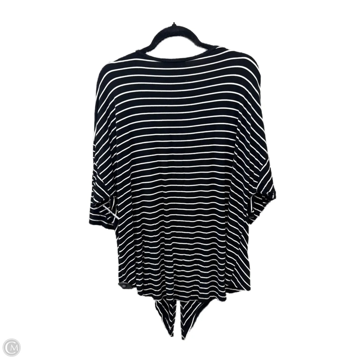 Top Short Sleeve By Cable And Gauge In Striped Pattern, Size: 1x