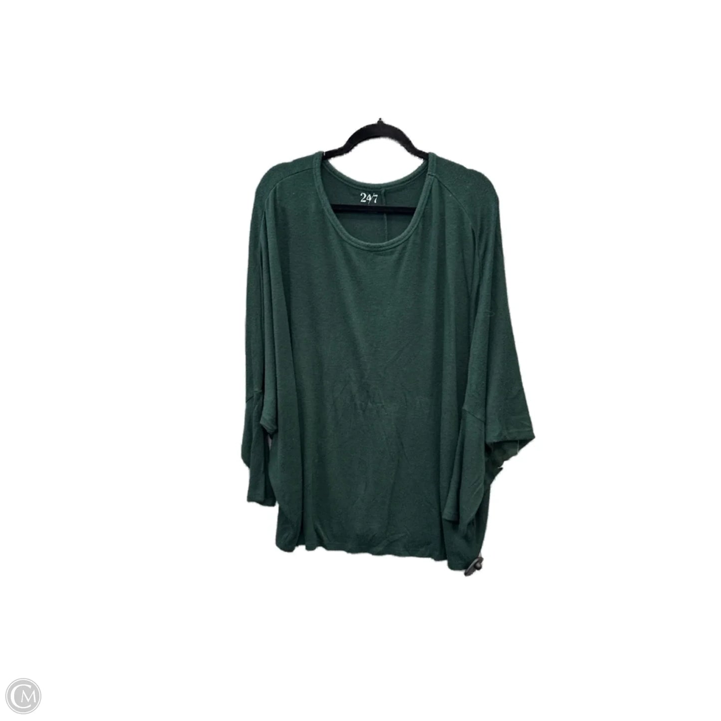 Top Long Sleeve By Maurices In Green, Size: 2x