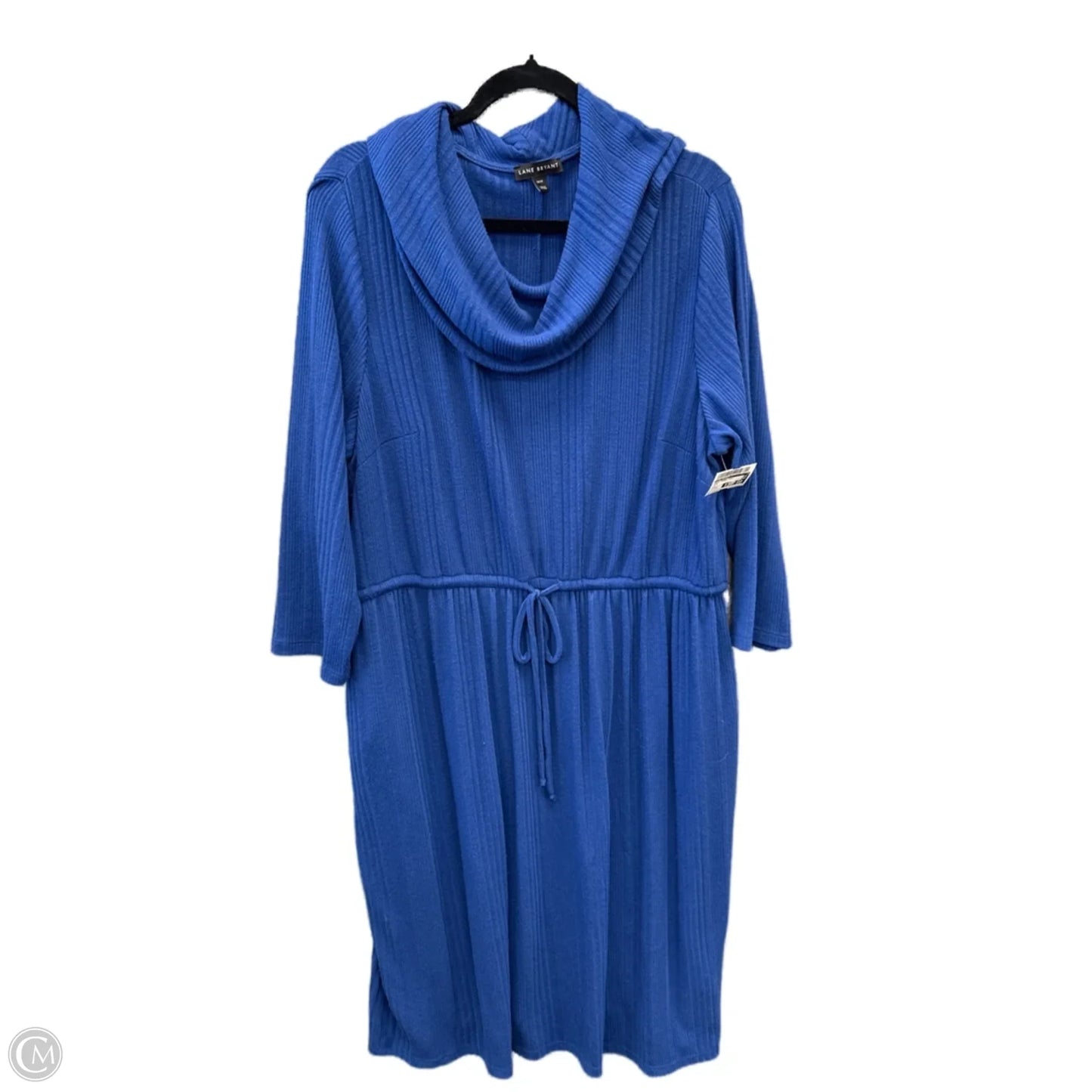 Dress Casual Midi By Lane Bryant In Blue, Size: 1x