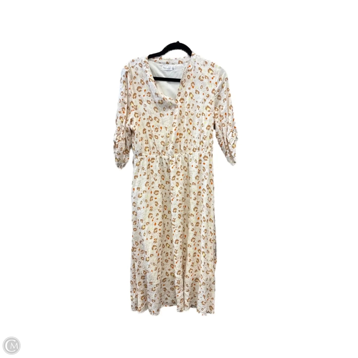 Dress Casual Midi By 89th And Madison In Tan, Size: M