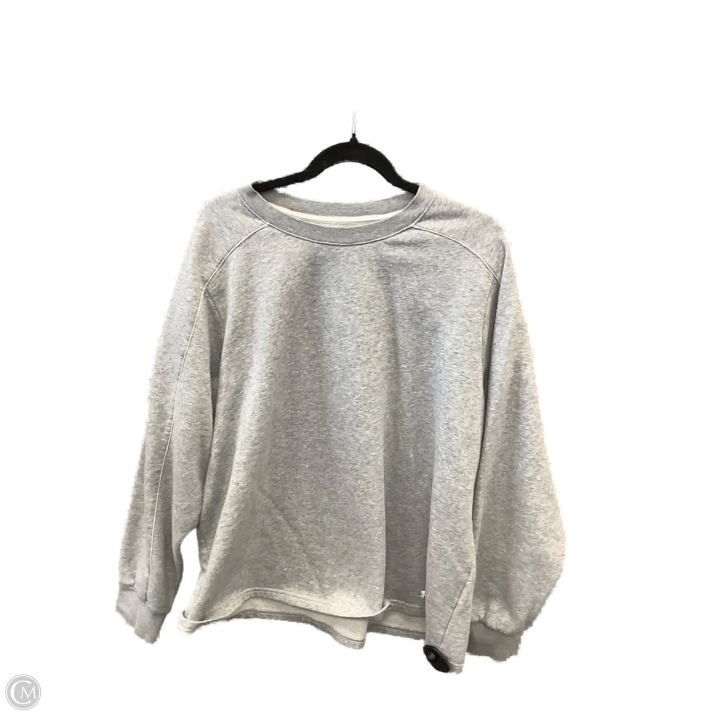 Athletic Sweatshirt Crewneck By Under Armour In Grey, Size: Xxl