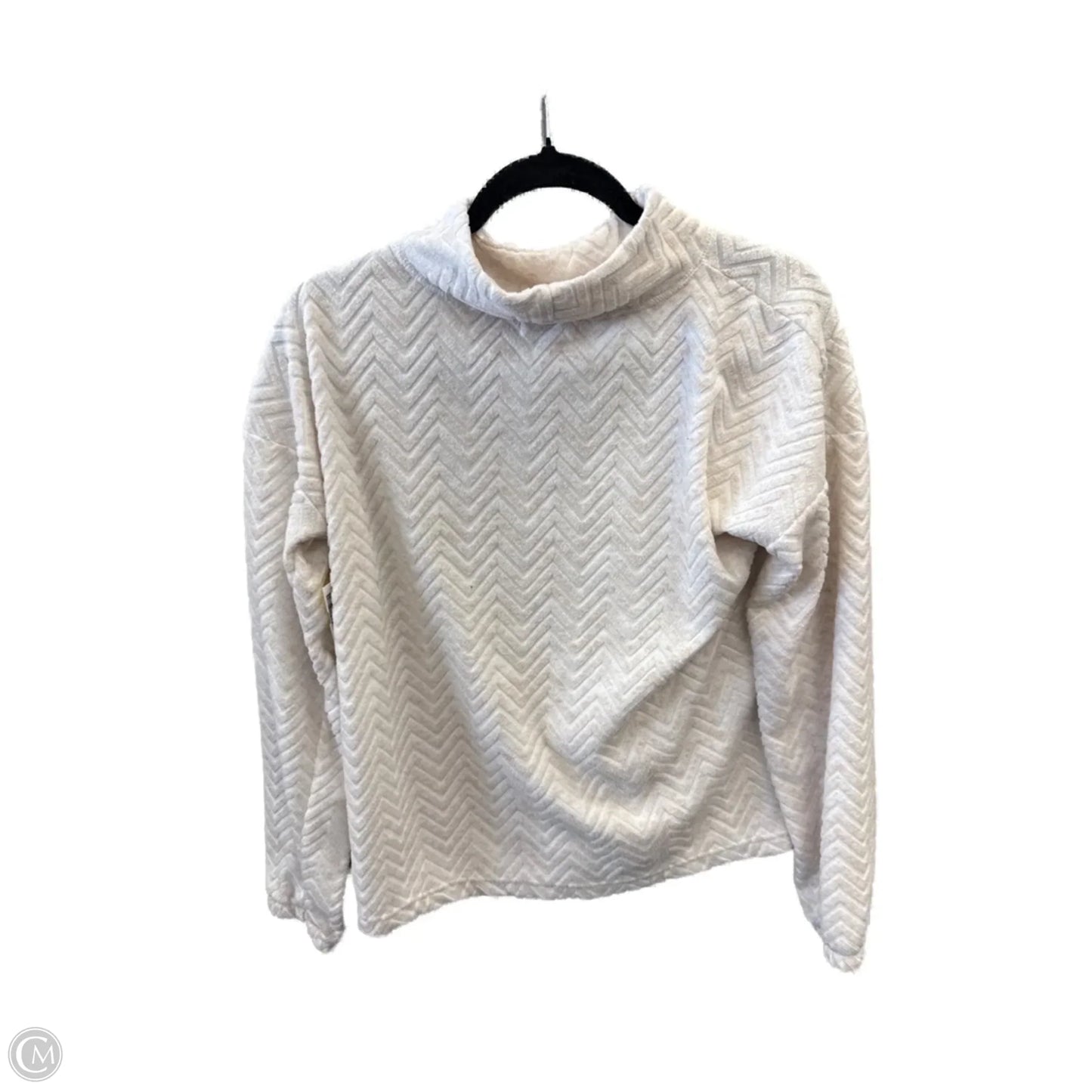 Sweatshirt Collar By Maurices In White, Size: M