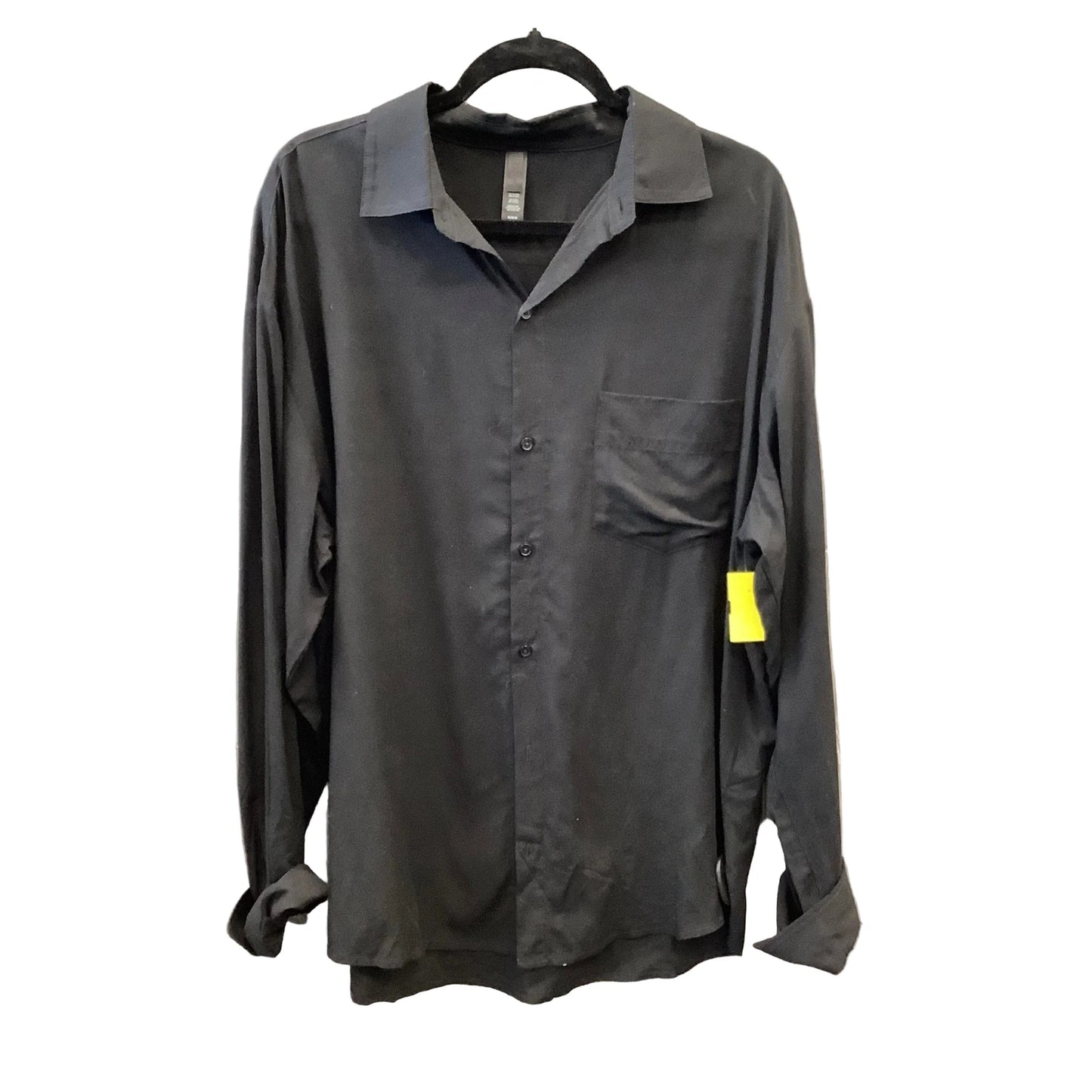 Top Long Sleeve By Skims In Black, Size: M