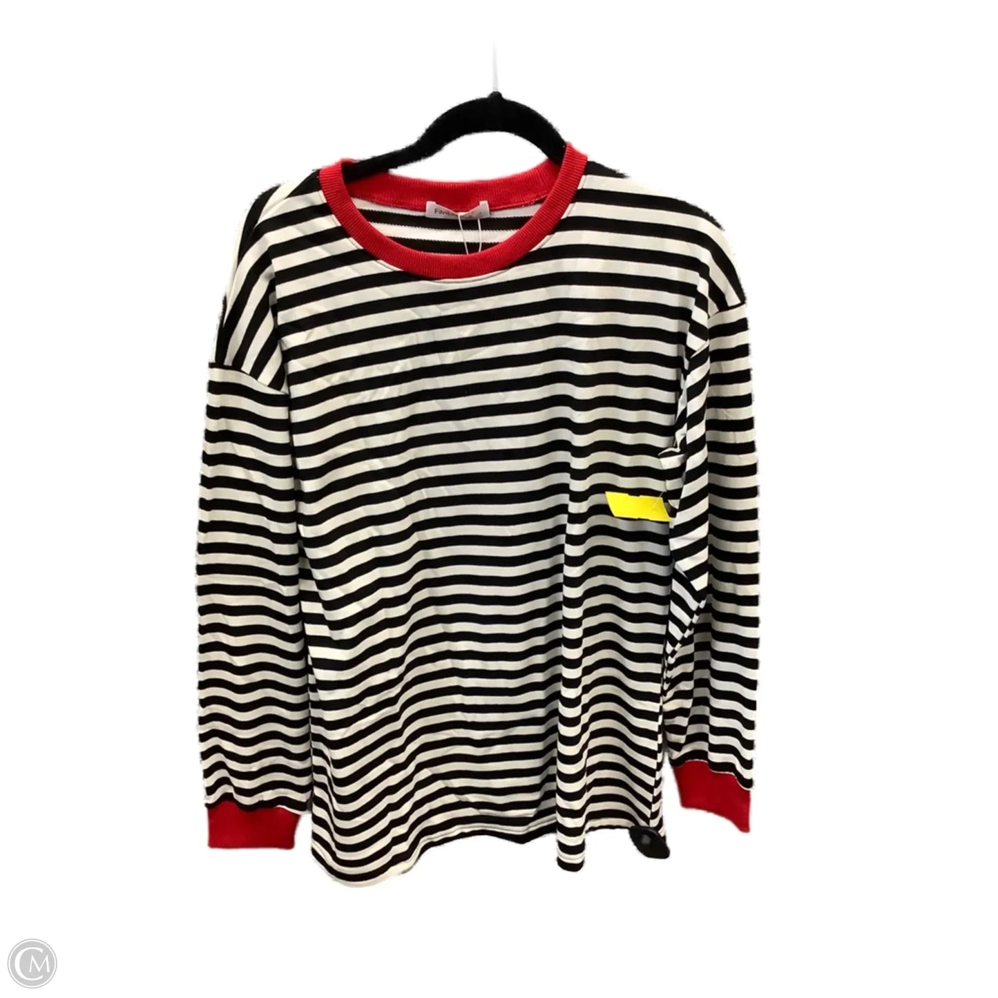 Top Long Sleeve By Clothes Mentor In Striped Pattern, Size: L