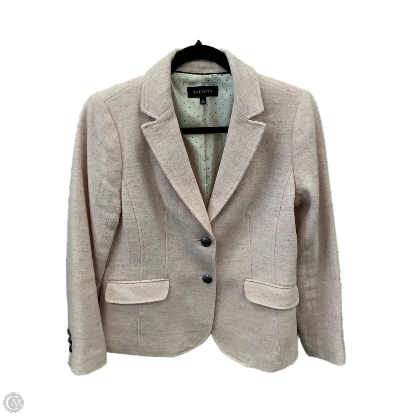 Blazer By Talbots In Pink, Size: S