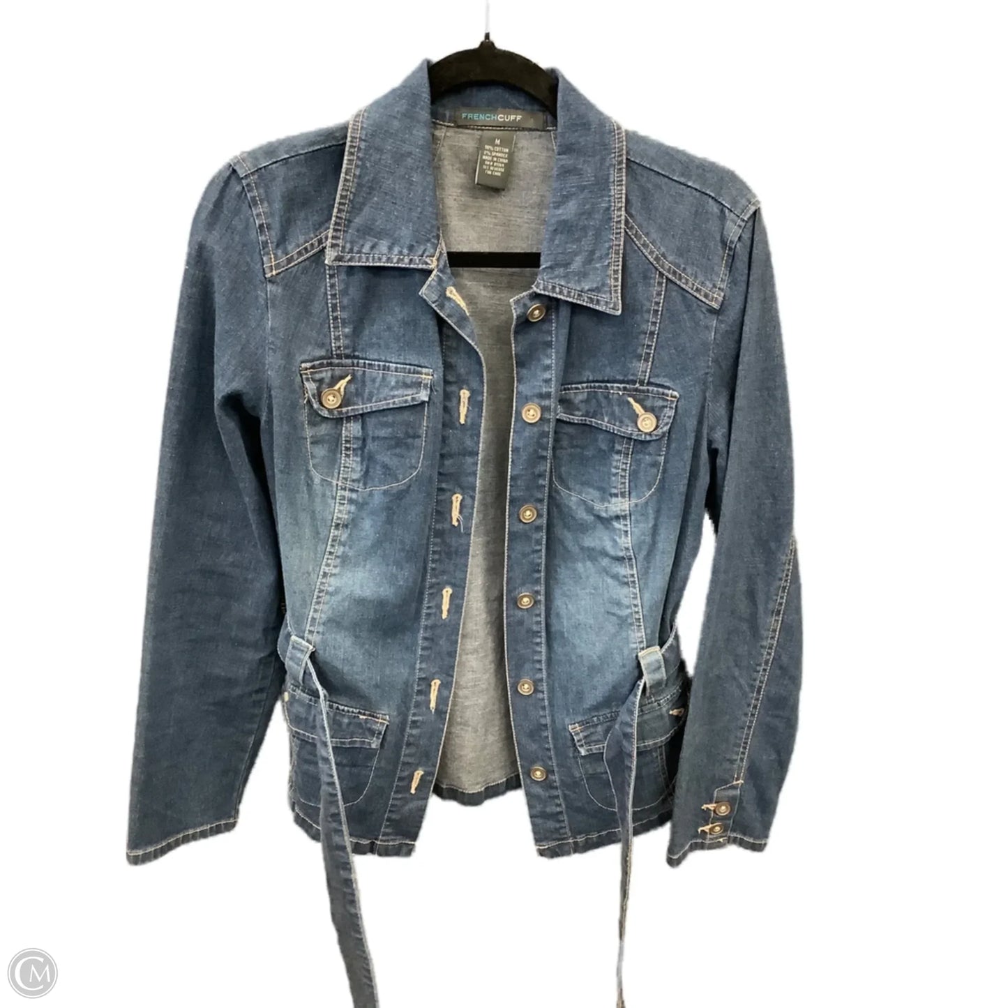 Jacket Denim By French Cuff In Blue Denim, Size: M