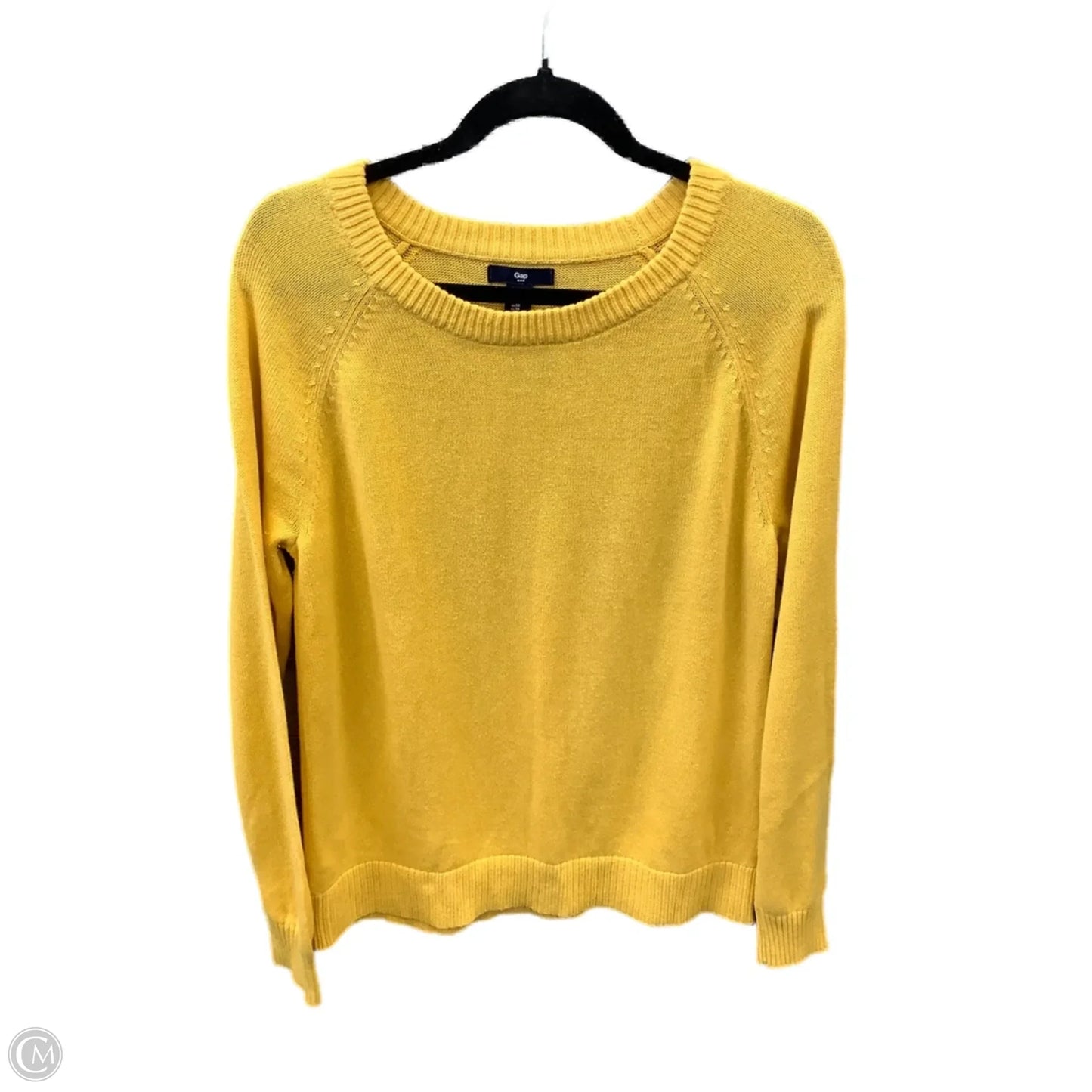 Sweater By Gap In Yellow, Size: M