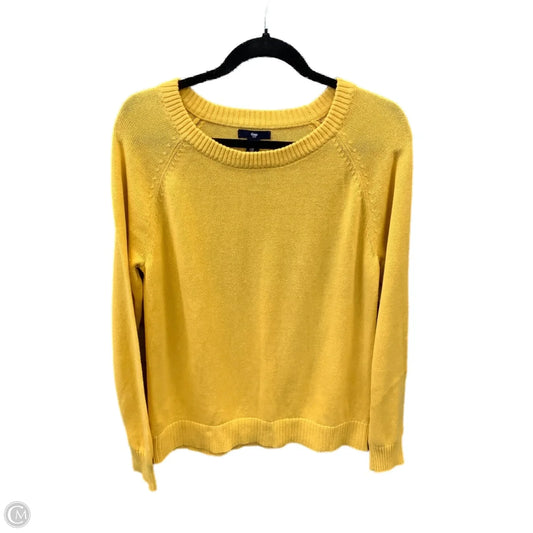 Sweater By Gap In Yellow, Size: M