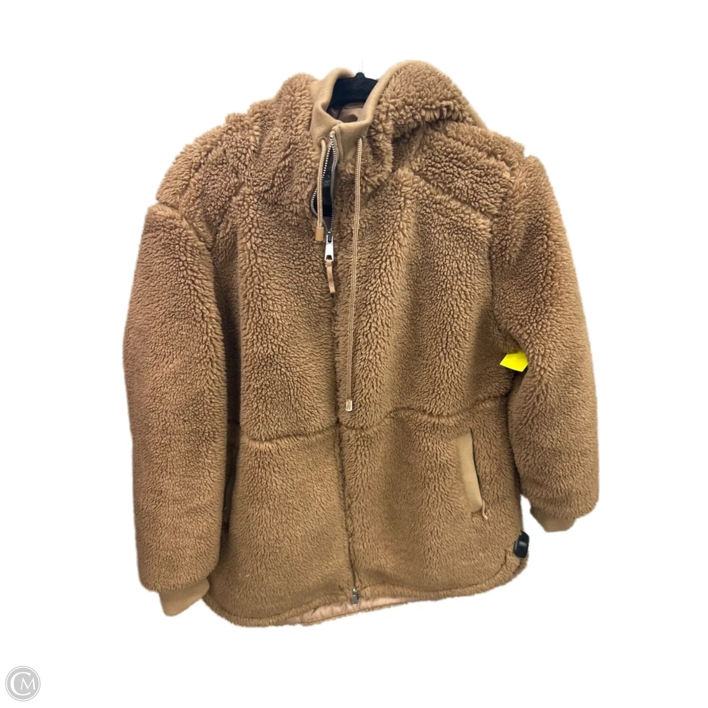 Jacket Faux Fur & Sherpa By Falls Creek In Brown, Size: L