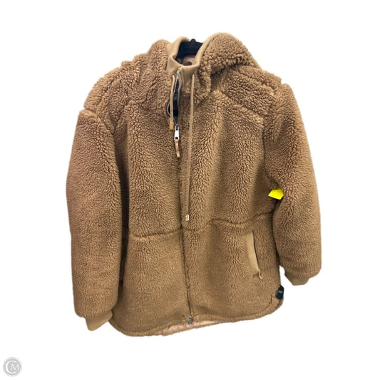 Jacket Faux Fur & Sherpa By Falls Creek In Brown, Size: L