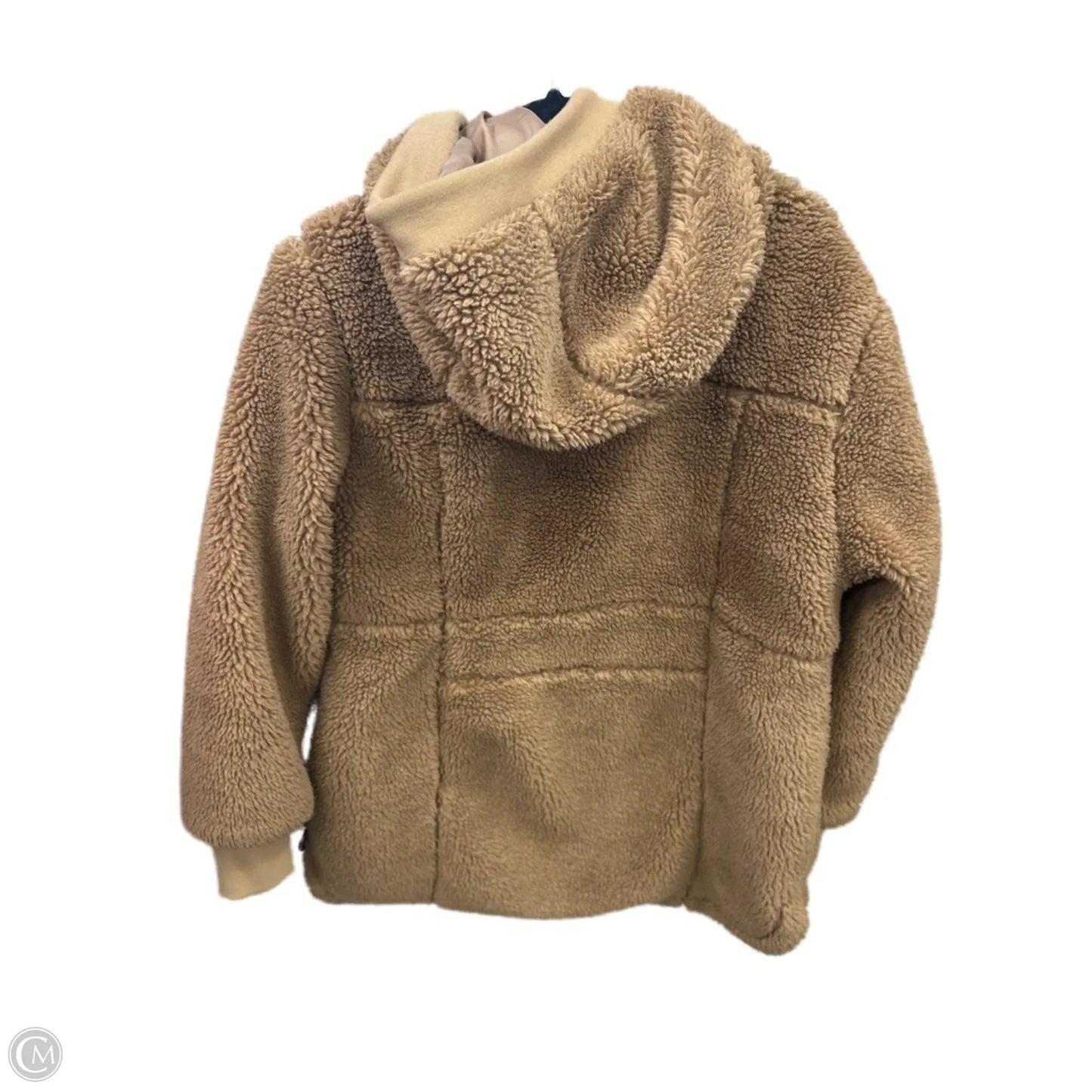 Jacket Faux Fur & Sherpa By Falls Creek In Brown, Size: L