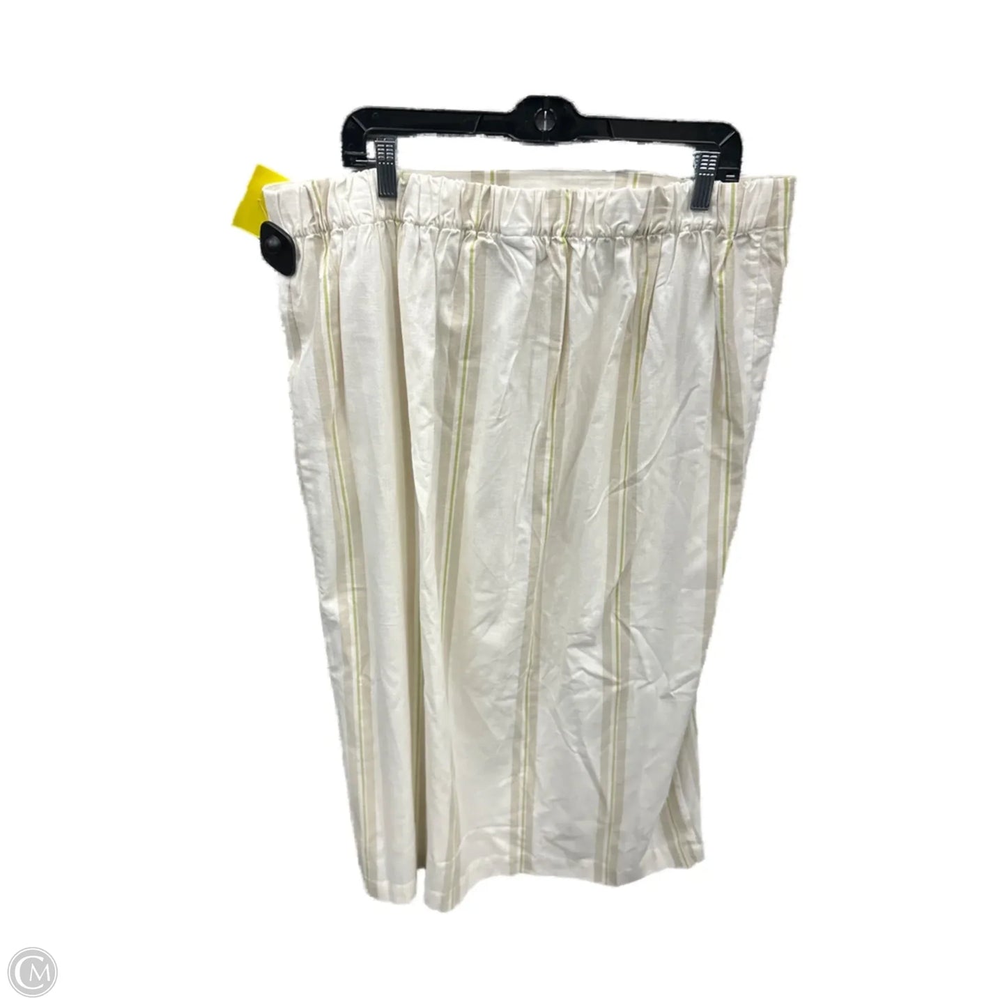 Skirt Maxi By A New Day In Striped Pattern, Size: 18