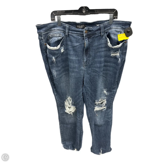 Jeans Boot Cut By Judy Blue In Blue Denim, Size: 24