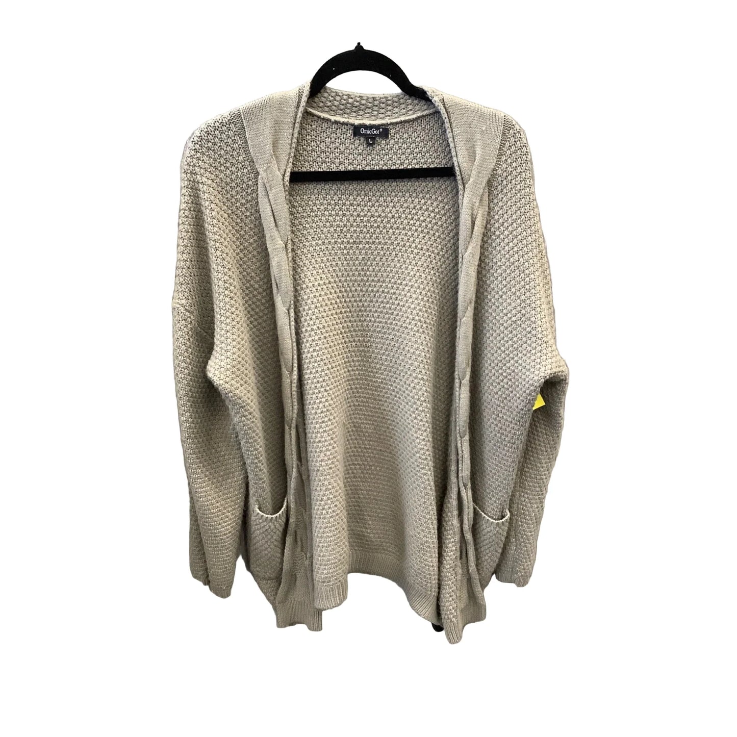 Cardigan By Clothes Mentor In Grey, Size: L