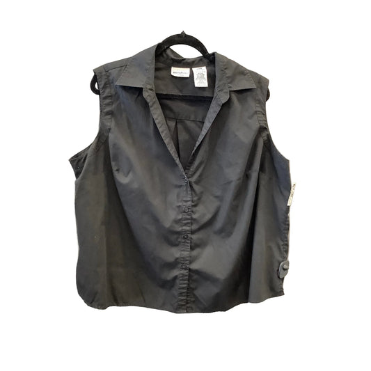 Top Sleeveless By White Stag In Black, Size: 3x