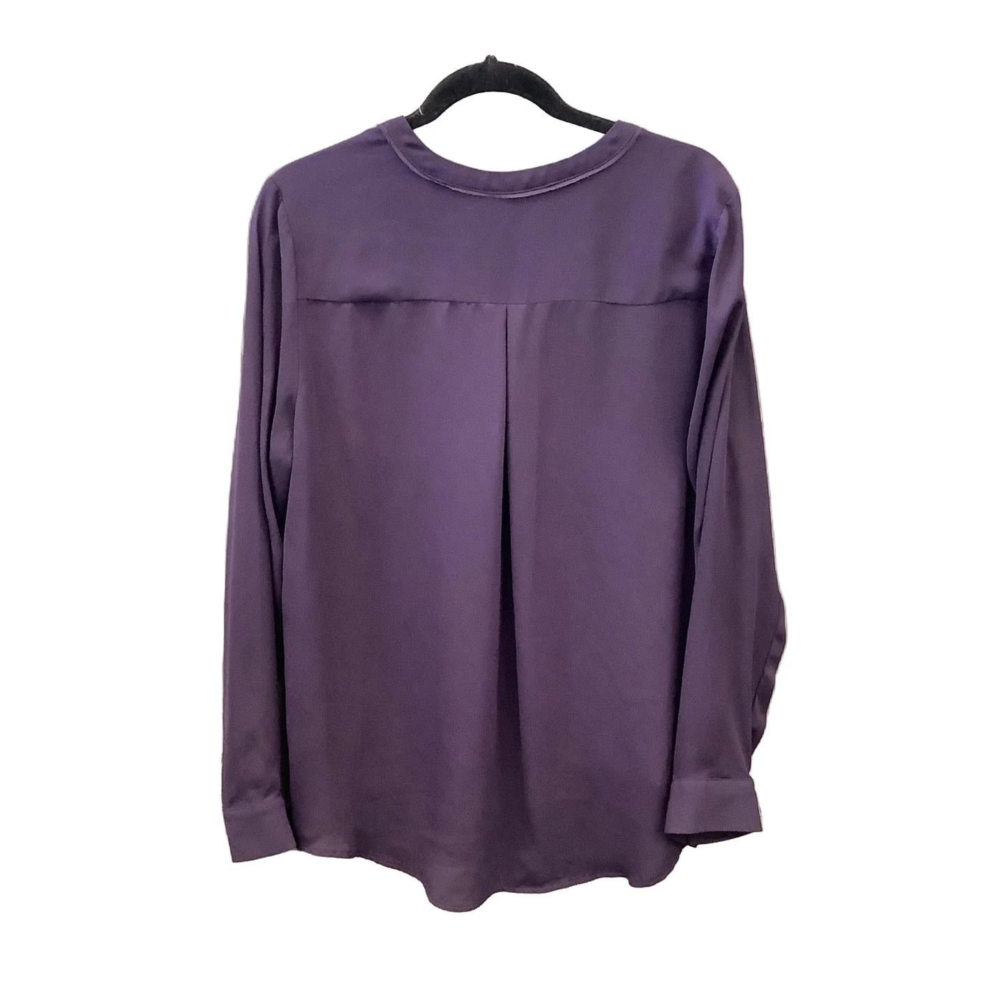Top Long Sleeve By Simply Vera In Purple, Size: L