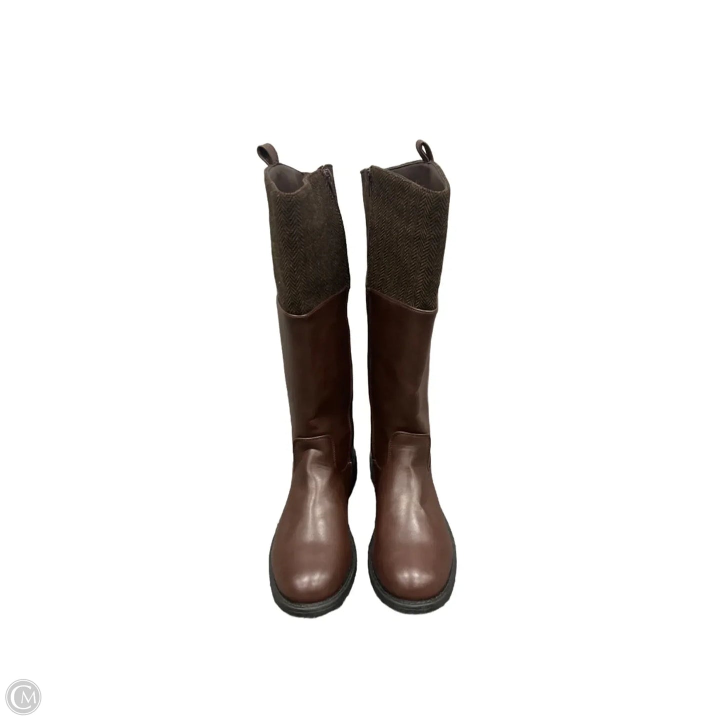 Boots Knee Flats By Cherokee In Brown, Size: 9