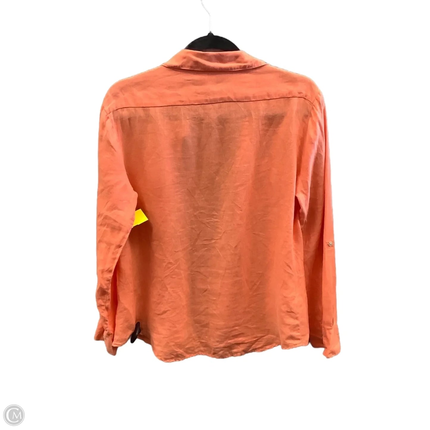 Top Long Sleeve By Tommy Bahama In Orange, Size: Xs