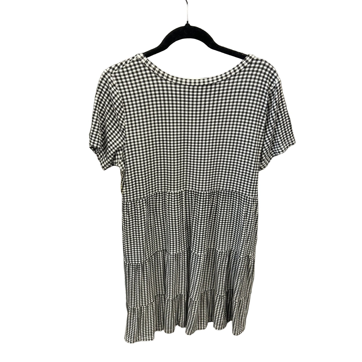 Dress Casual Midi By Loft In Checkered Pattern, Size: M