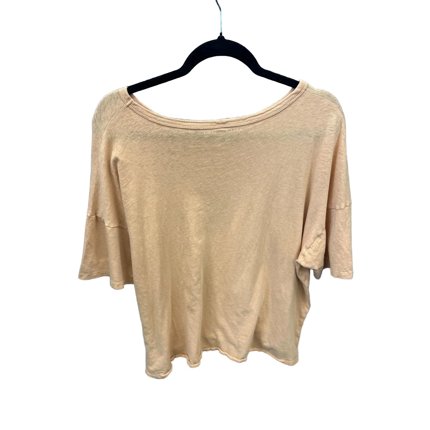 Top Short Sleeve By American Eagle In Orange, Size: L