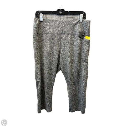 Athletic Capris By Avia In Grey, Size: Xl