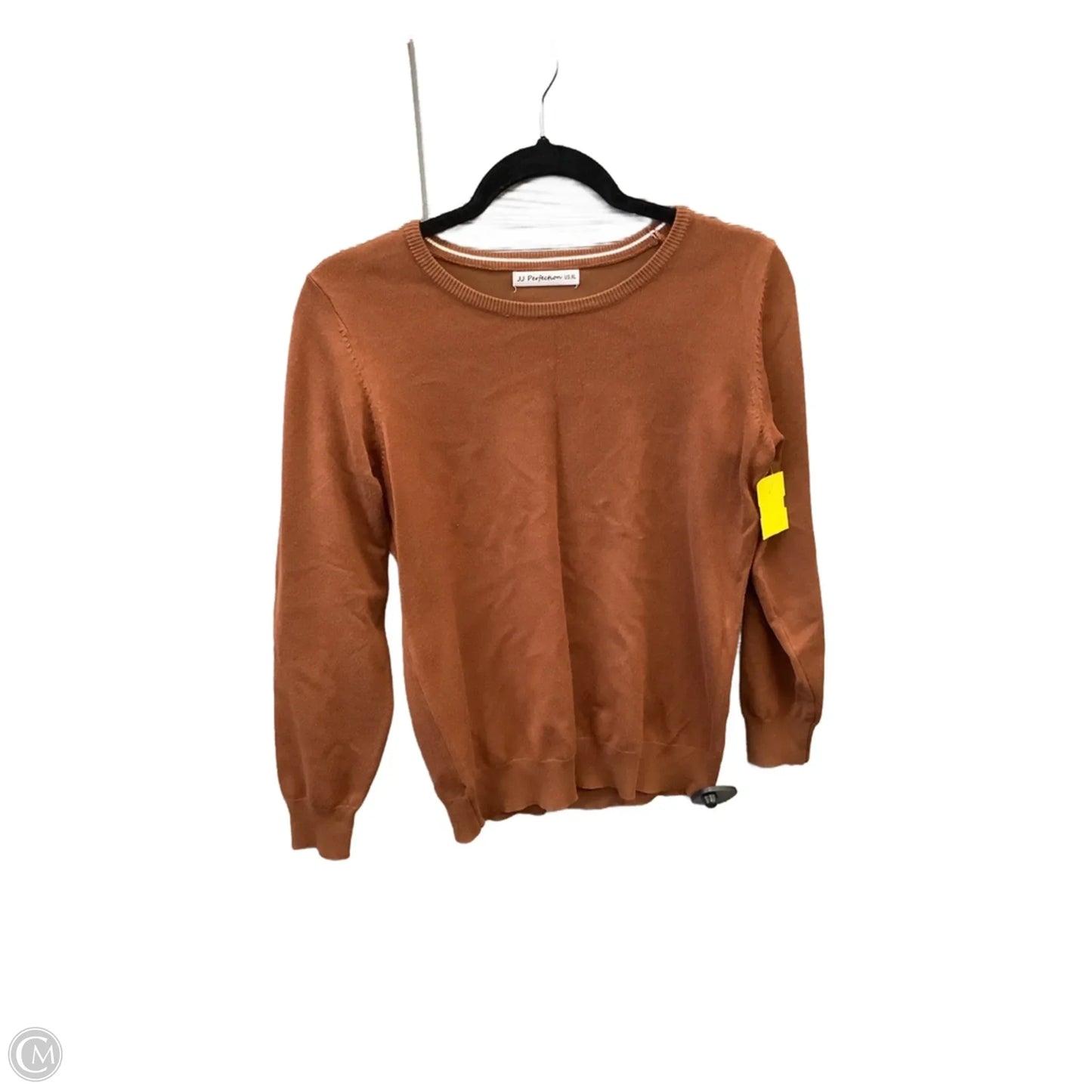 Top Long Sleeve Basic By Clothes Mentor In Brown, Size: Xl